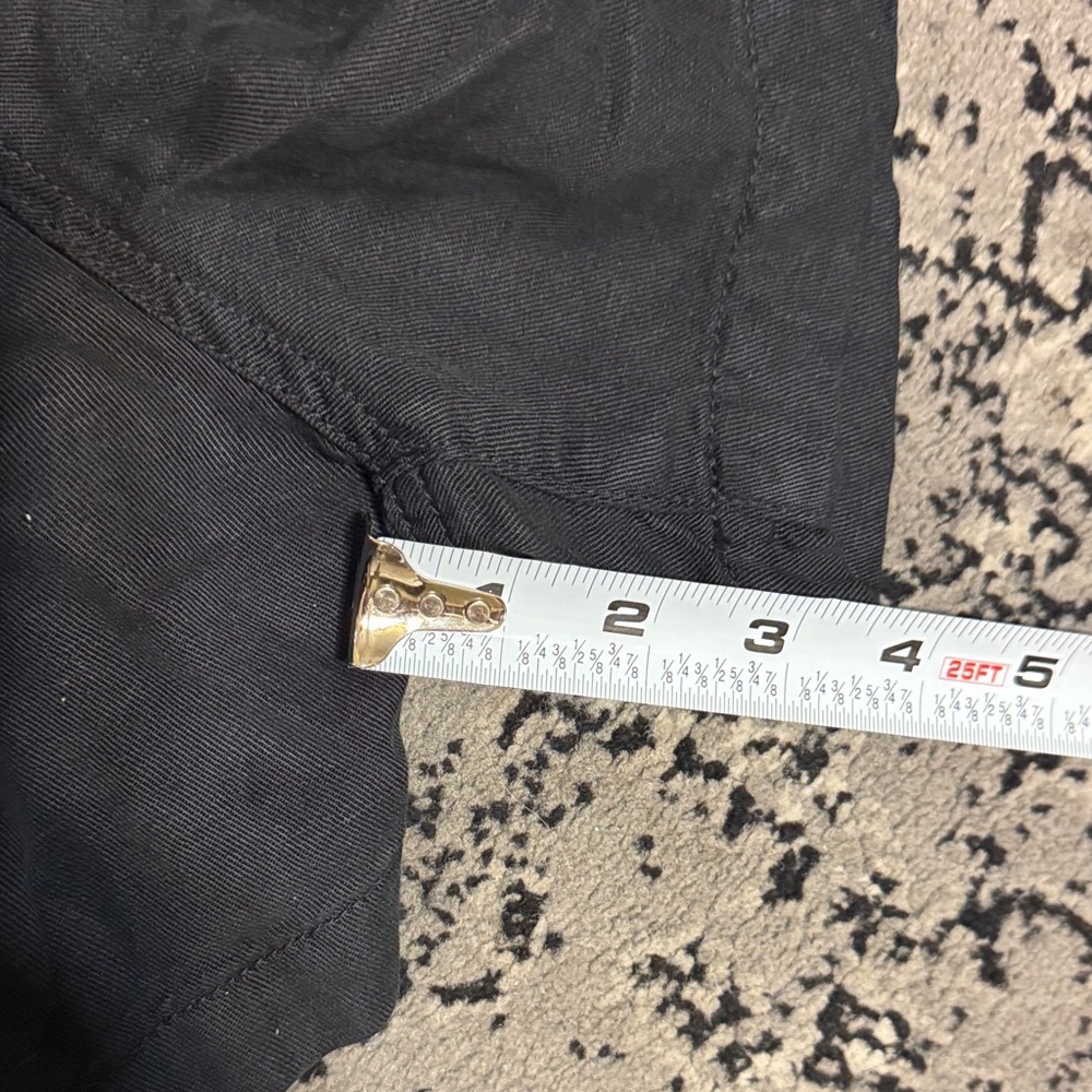 Joe's washed black soft denim Button-Up romper - Picture 9 of 13